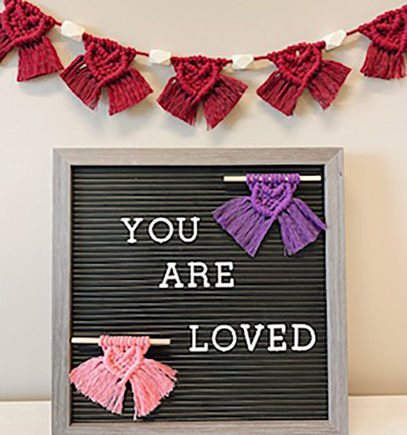 You are loved sign for a healer